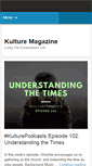 Mobile Screenshot of kulturemagazine.com